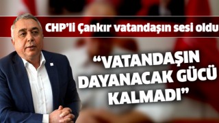 CHP'li Çankır hayat pahalılığına dikkat çekti