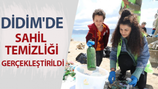 Didim'de sahil temizliği gerçekleştirildi