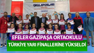 Gazipaşa Ortaokulu Türkiye yarı finallerine yükseldi