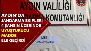 Aydın jandarması uyuşturucu kullanımı ve ticaretine geçit vermiyor