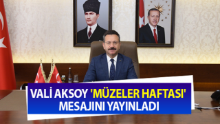 Aydın Valisi Aksoy'un 'Müzeler Haftası' mesajı