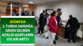 Aydın’da cumhurbaşkanlığı yarışında oylar arttı