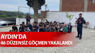 Didim’de 46 düzensiz göçmen yakalandı