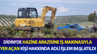 Hazine arazisine izinsiz yer açan şahsa jandarma “dur” dedi