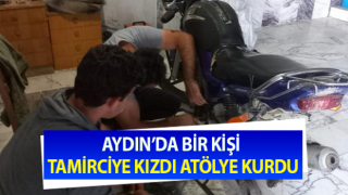 Karadeniz fıkrası gibi; tamirciye kızdı atölye kurdu