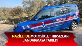 Motosiklet hırsızları jandarmaya takıldı