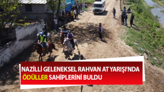 Nazilli’de rahvan at yarışı geleneği bozulmadı