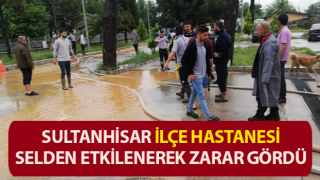 Sultanhisar İlçe Hastanesi’nde su baskını yaşandı