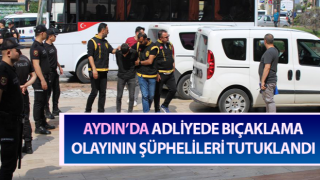 Adliyede bıçaklama olayının şüphelileri tutuklandı