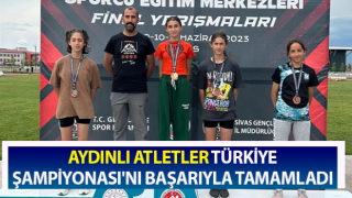 Aydınlı atletler Türkiye Şampiyonası'nı başarıyla tamamladı