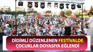 Didimli çocuklar festivalde doyasıya eğlendi