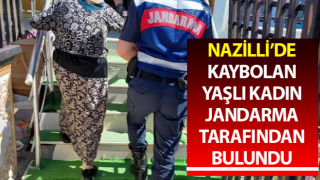 Kaybolan yaşlı kadın jandarma tarafından bulundu