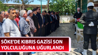 Kıbrıs Gazisi son yolculuğuna uğurlandı