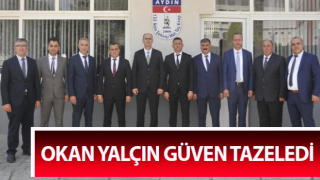 Okan Yalçın 7. defa güven tazeledi