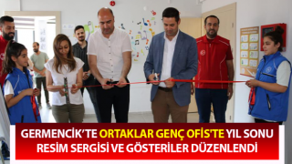 Ortaklar Genç Ofis'te yıl sonu resim sergisi düzenlendi