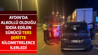 Ters şeritte kilometrelerce ilerledi