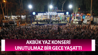 Akbük’te yaz konseri büyük beğeni topladı