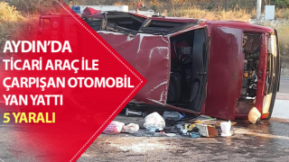 Aydın’da trafik kazası: 5 yaralı