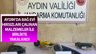 Bağ evi hırsızları kısa sürede yakalandı