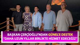 Başkan Çerçioğlu'ndan Günel'e destek