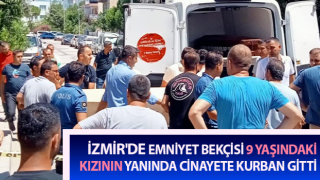 Bekçi, 9 yaşındaki kızının yanında cinayete kurban gitti