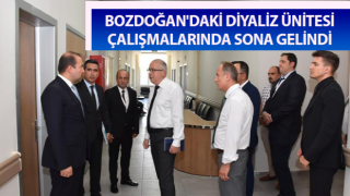 Bozdoğan'daki diyaliz ünitesi çalışmalarında sona gelindi