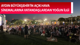 Büyükşehir’in açık hava sinemalarına vatandaşlardan yoğun ilgi