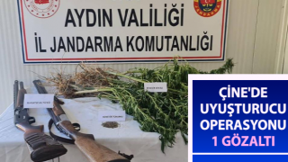 Çine'de uyuşturucu operasyonu: 1 gözaltı