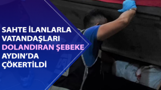 Dolandırıcı şebekesi Aydın’da çökertildi