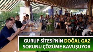 Gurup Sitesi’nin doğal gaz sorunu çözüme kavuşuyor