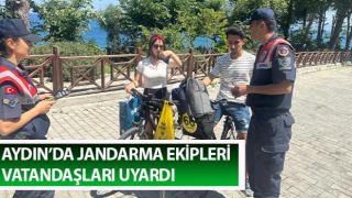 Jandarma ekipleri vatandaşları uyardı