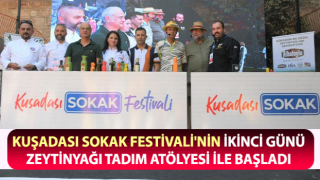 Kuşadası Sokak Festivali'nin ikinci günü yemek ve tadım atölyeleri ile sürdü