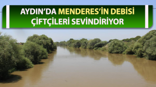 Menderes’in debisi çiftçileri sevindiriyor