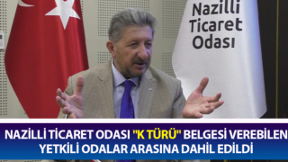 NTO, "K türü" belgesi verebilen yetkili odalar arasına dahil edildi