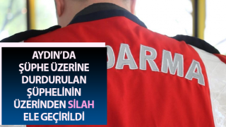 Şüphe üzerine durduruldu, silah ele geçirildi