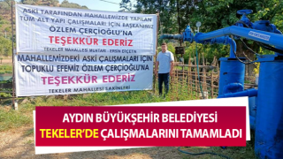 Tekeler’e Büyükşehir eli değdi