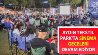 Tekstil Park’taki film gösterimini binlerce Aydınlı izledi