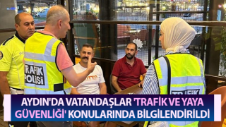 Vatandaşlar 'trafik ve yaya güvenliği' konusunda bilgilendirdi