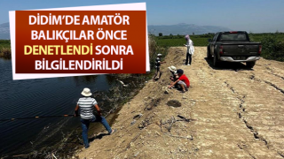 Amatör balıkçılar denetlendi