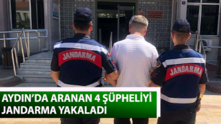 Aranan 4 şüpheliyi jandarma yakaladı