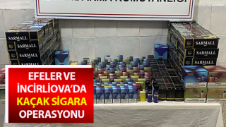 Aydın’da kaçak sigara operasyonu