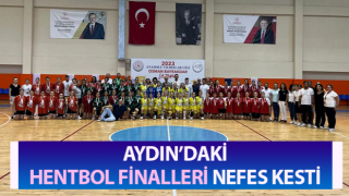 Aydın’daki hentbol finalleri nefes kesti