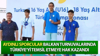 Aydınlı sporcular Balkan turnuvalarında