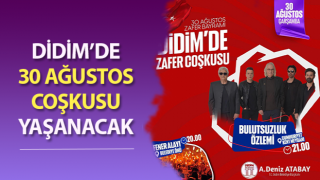 Didim’de 30 Ağustos coşkusu yaşanacak