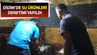 Didim’de su ürünleri denetimi yapıldı