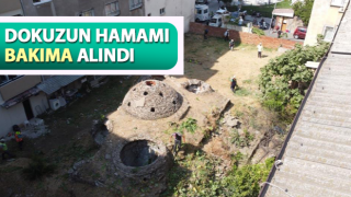 Dokuzun Hamamı bakıma alındı