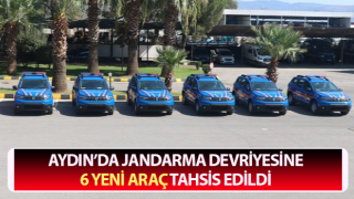 Jandarma devriyesine 6 yeni araç tahsis edildi