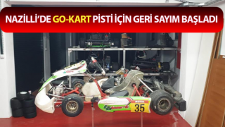 Nazilli’de go-kart araçları piste indi