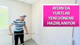 Öğrenciler yurtları yeni döneme hazırlanıyor