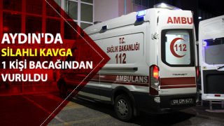 Silahlı kavgada bir kişi bacağından vuruldu